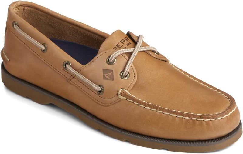 Sperry Men's Leeward 2-Eye Boat Shoe in Sahara Tan - Size 9.5 - Image 2